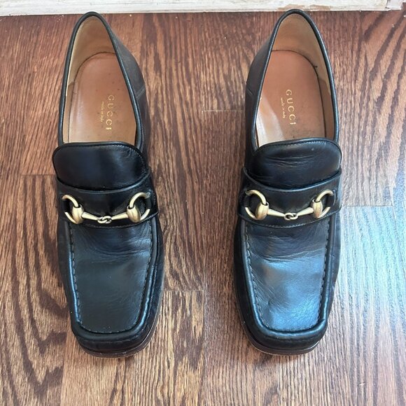 Gucci block heel loafer - Picture 1 of 4